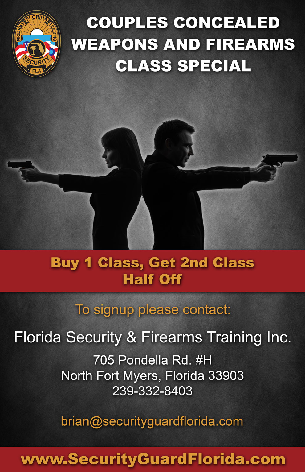 Anemone fisk modtage håndtering Couples Special – Concealed Weapons Class – FLORIDA SECURITY & FIREARMS  TRAINING INC.